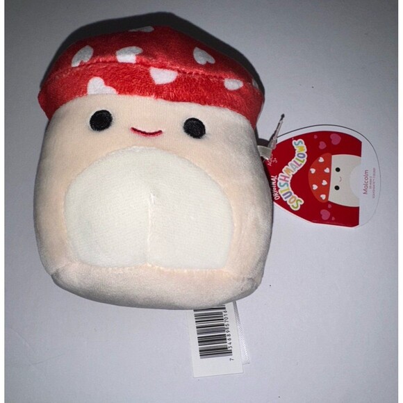 Squishmallows Malcom with hearts valentines edition 4.5” - Picture 1 of 4